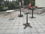 Outdoor Cast Iron Table Base Waterproof Outdoor Bar Table