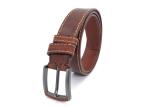 Outdoor Retro Needle Buckle 3.8cm Mens Casual Leather Belt