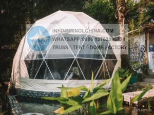 Quality Cheap Weatherproof Glamping Geodesic Dome House Tent for Sale wholesale