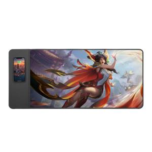 Quality Custom Personalized Logo Printed Wireless Mouse Mouse Pad Charger Giant Waterproof 15w wholesale