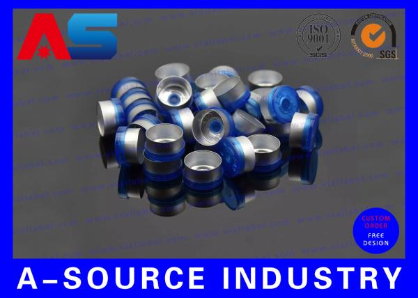 flip off vial caps 10mL Chemistry Pharmaceutical Vials 20mm Blue Flip Top Caps
