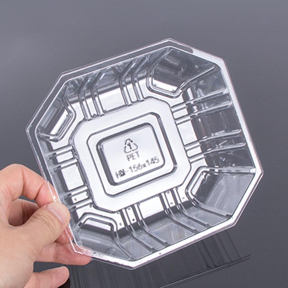 Food Grade PET 15*16*5cm 500g Disposable Fruit Tray