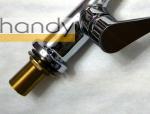 Chrome Polished Brass Tall Kitchen Tap Faucet with Single Lever , HN-4C28