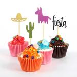 Holiday Baking Muffin Toothpick Paper Cupcake Topper