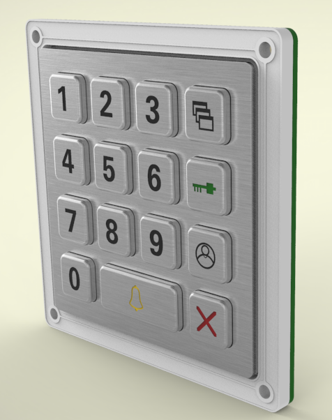 15 Keys Smart Home System Door Bell Metal Keypad Water Proof Vandal Proof