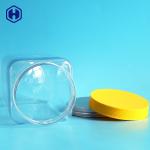 Aluminium Cap Square Plastic Food Containers Round Mouth Diameter 83.3mm