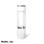 Rechargeable Portable Glass Hydrogen Water Bottle Generator Alkaline Water