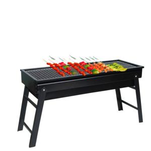 Quality Folding Portable Drawer Type Charcoal BBQ Grill Supplies 65*25*10cm For Outdoor wholesale