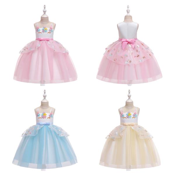 Cheap Champagne Baby Elegant Embroidery Baby Princess Dresses Wedding Party for sale