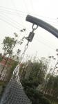 Aluminum Frame And Black Rattan Swing Chair For Outdoor Garden