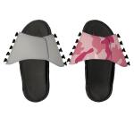Custom Printable Leather Sublimation PVC Flip Flops With Buckle Blank Slippers