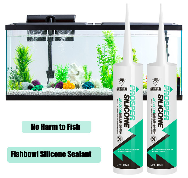 High Grade Acid Aquarium Silicone Sealant 300ML Transparent Fish Friendly