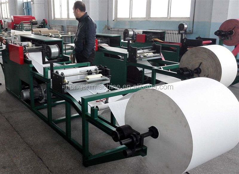 Mango Fruit Protection Paper Bag Making Machine , 2cm To 35cm Paper Pouch Making Machine