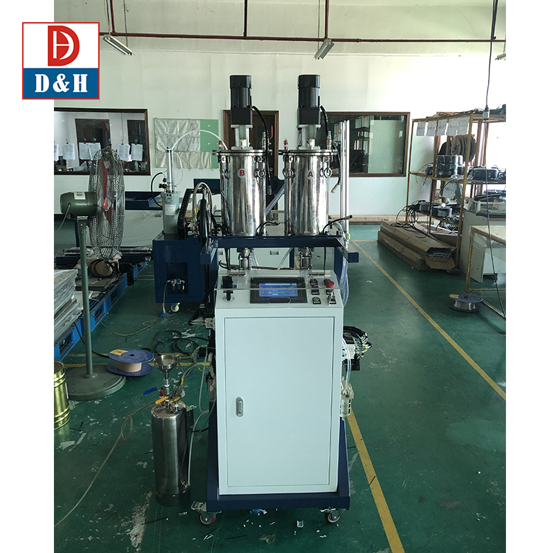 PLC Programming Type Automatic Glue Potting Machine for LED Driver Wood Packaging
