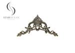 24K Gold Plastic Coffin Hardware Decoration Funeral Accessories Products PF07