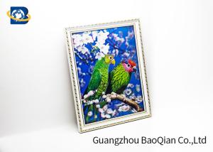 Quality Pet Material Custom Lenticular Printing , Birds 3D Pictures Of Animals 0.6MM Thickness wholesale