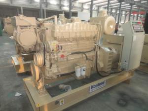 Quality Compact Unit Marine Diesel Generator Set 200KW / 250KVAMP Low Oil Pressure Shutdown wholesale