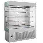 Open chiller showcase, drink open refrigerator