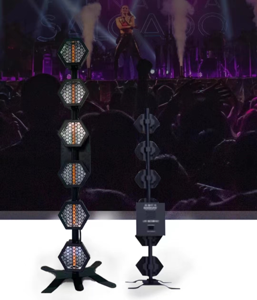 DMX512 Control Club 90 20 RGBW Beam Stage Lighting Bar Project Installation Service