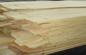 Quality Yellow Rubber Slice Crown Cut Wood Veneer For Furniture wholesale