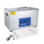 600W Ultrasonic Cleaner for Motorcycle Parts Chains and Tools 30L Capacity