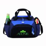 Portable Black Travel Cooler Bag Durable Zipper Closure To Keep Food Cold/Warm