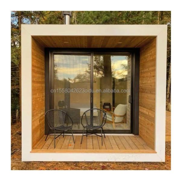 Hotel Prefabricated Steel Frame Construction with Galvanized Steel Square Tubes