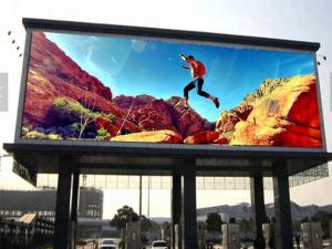 Quality Die Casting Outdoor Advertising LED Display P8 High Brightness 1920Hz Resh Frequency wholesale