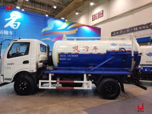 Quality Euro 4 Sewer Vacuum Truck 5T Sewage Suction Truck 4x2 wholesale