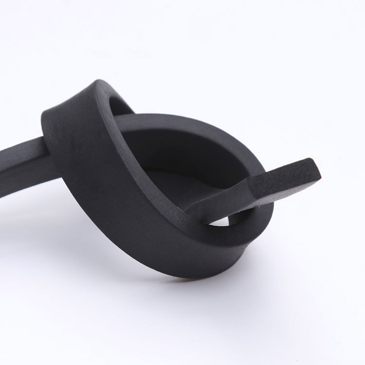Temperature -60C- 150C Customized Extrusion Rubber Seal Strip Foam Rubber Round Cord