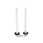 GB Standard 12x75mm Hex Flange Stainless Steel Bi-Metal Self Drilling Screws