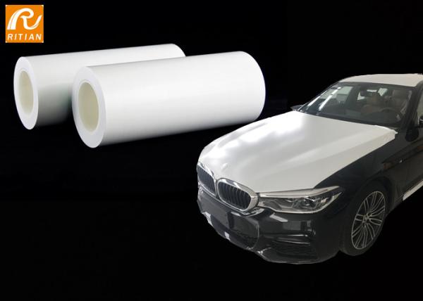 PE White Automotive Protective Film UVResistance with ISO 9001, ROHS SGS