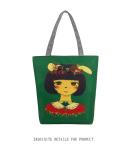 New green rabbit ears Girl shoulder bag printing female female
