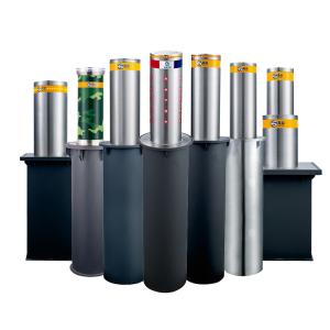 Quality 3S Fall Automatic Rising Bollards 430*430*1130mm AC 220V 50Hz Integrated wholesale