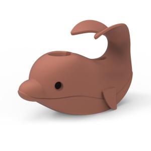 Quality Cute Custom Made Silicone , Bathtub Spout Cover With Rhino Dolphin Shape wholesale