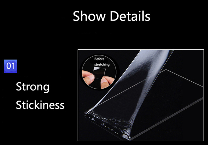 Waterproof Transparent Adhesive Tape for Customized Home Office Car Nano Single Sided