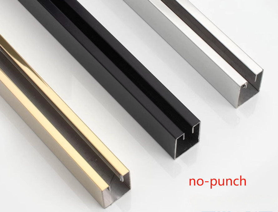 Stainless Steel Shower Glass U Channel Rustproof Shower Screen Wall Channel