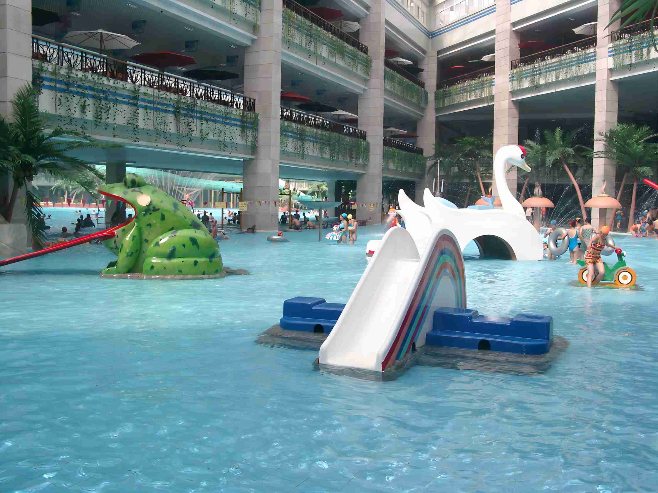 Small Rainbow Bridge Slide, Children Water Park Slide of Small Waterpark for Kids