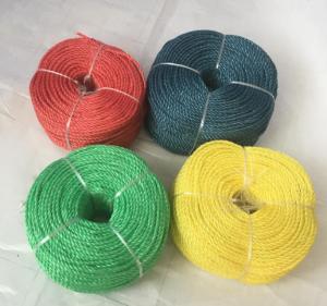 China Twisted Commercial Fishing Rope PP Split Film Twine Length 200-500m on sale