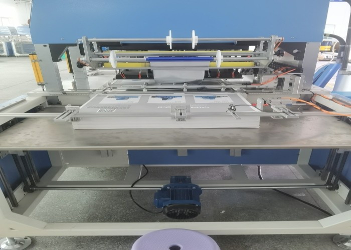 Automatic Servo Hot Stamping Machine For Paper Cardboard Two Rolls