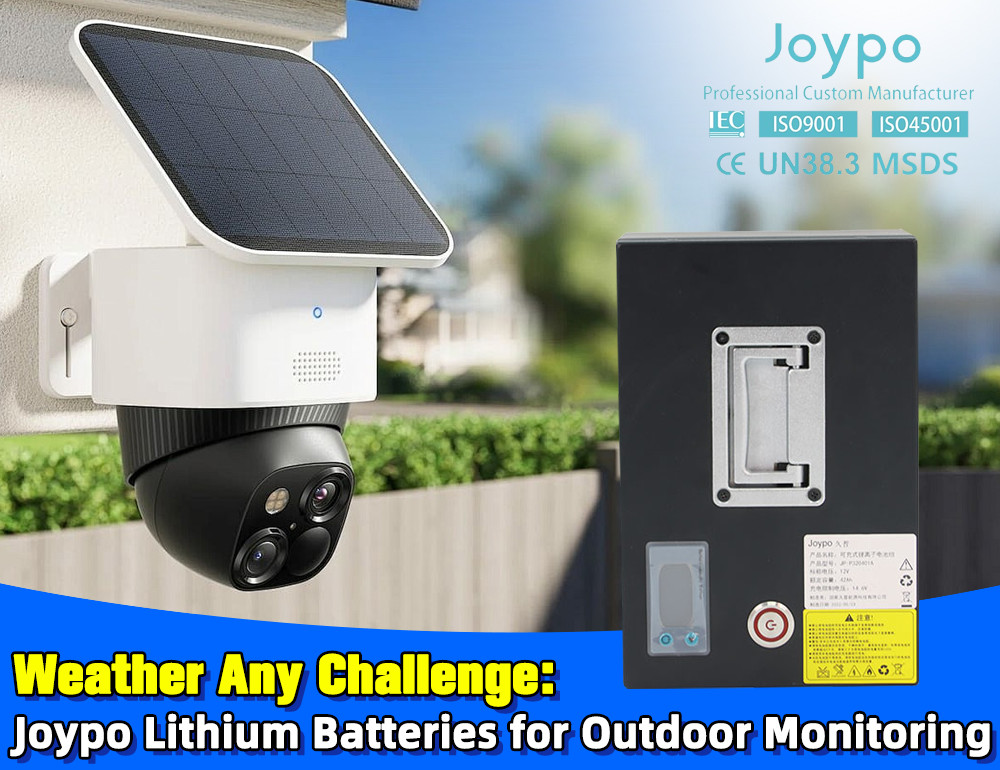 12V 42Ah Rechargeable Lithium Battery for Surveillance Cameras with 2000 Cycle Life
