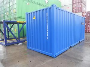 Quality 20 Foot Steel Shipping Containers , DNV Standard Shipping Container Custom Color wholesale