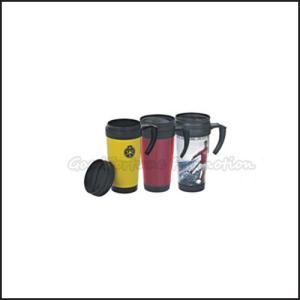 Quality Promotion Coloured printed logo two layer plastic tumbler mug water drink cup bottle gift wholesale