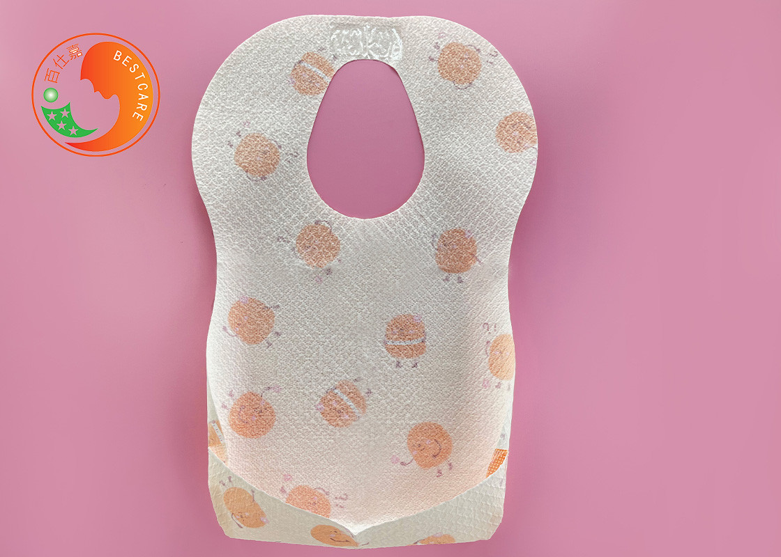 Comfort Customized Disposable Baby Bibs Ultraviolet Sterilization Travel Friendly Sticker