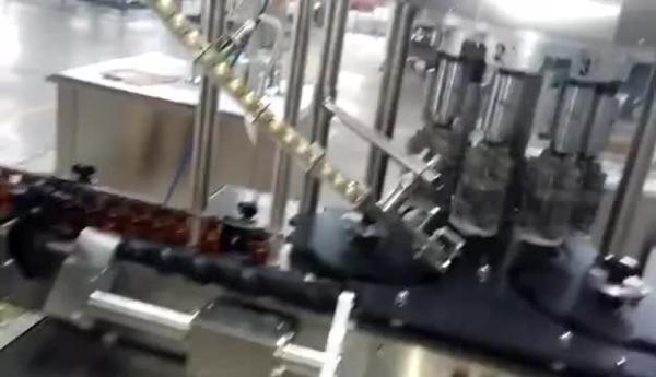 High Performance Automatic Bottle Capping Machine Olive Oil Glass Bottles Cap