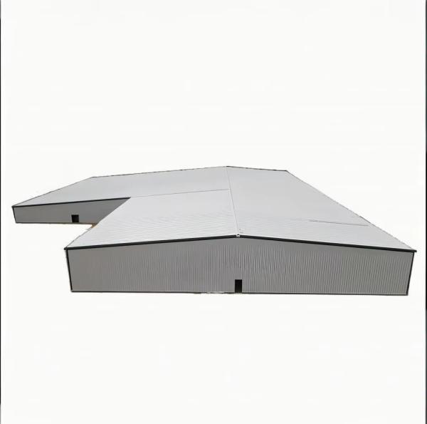 Industrial Prefabricated Steel Frame Building Factory For Poultry Feed