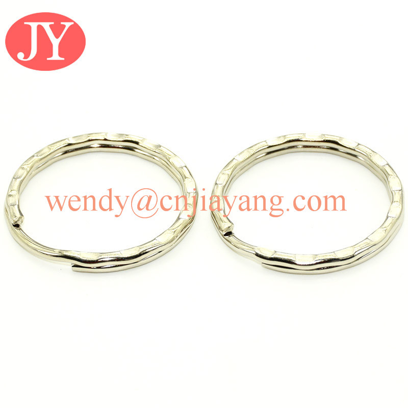 jiayang Split key rings 25mm 1 inch nickel plated steel
