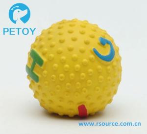 Quality Latex Christmas gift dog toys rubber squeaky ball wholesale