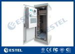 Custom Outdoor Telecom Cabinet , Telecom Equipment Cabinet With Air Conditioner