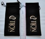 OEM Velvet Favor Bags CDR Artwork , Drawstring TUV Velvet Pen Pouch Laser Print
